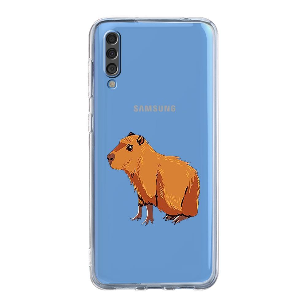 Cute Cartoon Capybara For Samsung A14 5G Phone Case A12 A22 A32 A34 A42 A52 A54 A50 A70 A30 A40 A20E A10S A20S A02S A04S Cover
