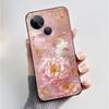 Чехол для Tecno Spark 10 5G KI8 Роскошная Мода Цветы Бабочка Черный Мягкий ТПУ Силиконовый Чехол для Корпуса Телефона Tecno Spark10 5G