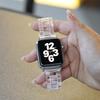 Смоляной ремешок для Apple Watch Ремешок 45 мм 44 мм 42 мм 40 мм 41 мм 45 мм Металлическая пряжка correa браслет iwatch серия 8 7 6 5 4 Ultra 49 мм