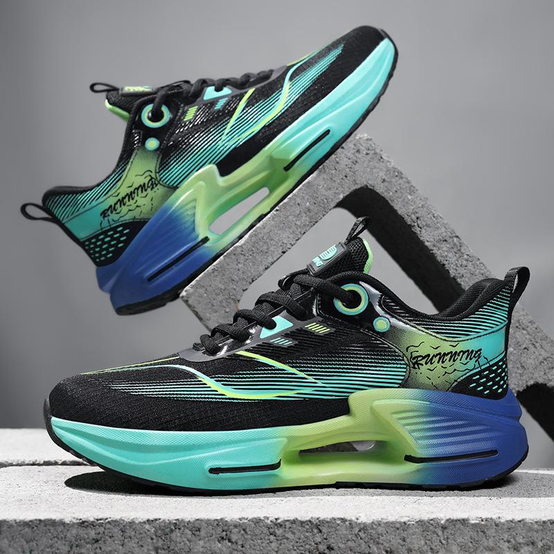 Мужская обувь 2025 лето новая мягкая подошва легкая и дышащая повседневная универсальная спортивная обувь прочная эластичная амортизирующая износостойкая обувь для бега