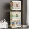 Toilet Storage Cabinet 1/2/3/4 Layers Bathroom Storage Cabinet Small Cart Storage Cabinet, Snack Storage Rack