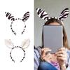 Zebra Hairbands Festive Photo Props Halloween Ear Headbands Party Headpiece Fun Headbands for Music Festivals