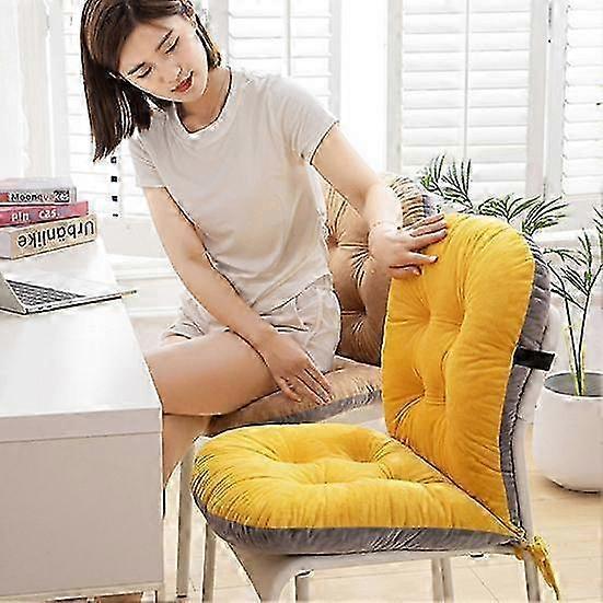 Winter Desk Chair Cushion with Fixing Strap for Anti-slip Thickened Good Elasticity 2025