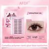 Camellia Nano-glue False Eyelashes Large Capacity 10 Rows Lazy Cat Elf Natural Thick Glue-free False Eyelashes