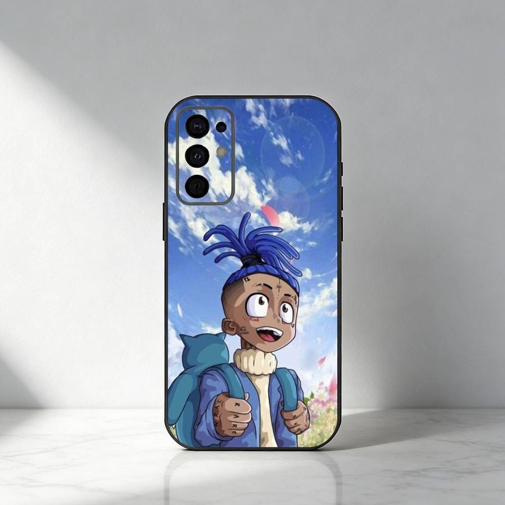Чехол для телефона рэпера X-XXXTENTACION-S для Samsung S25,S24,S21,S22,S23,S30,Ultra,S20,Plus,Fe,Note,5G Черный