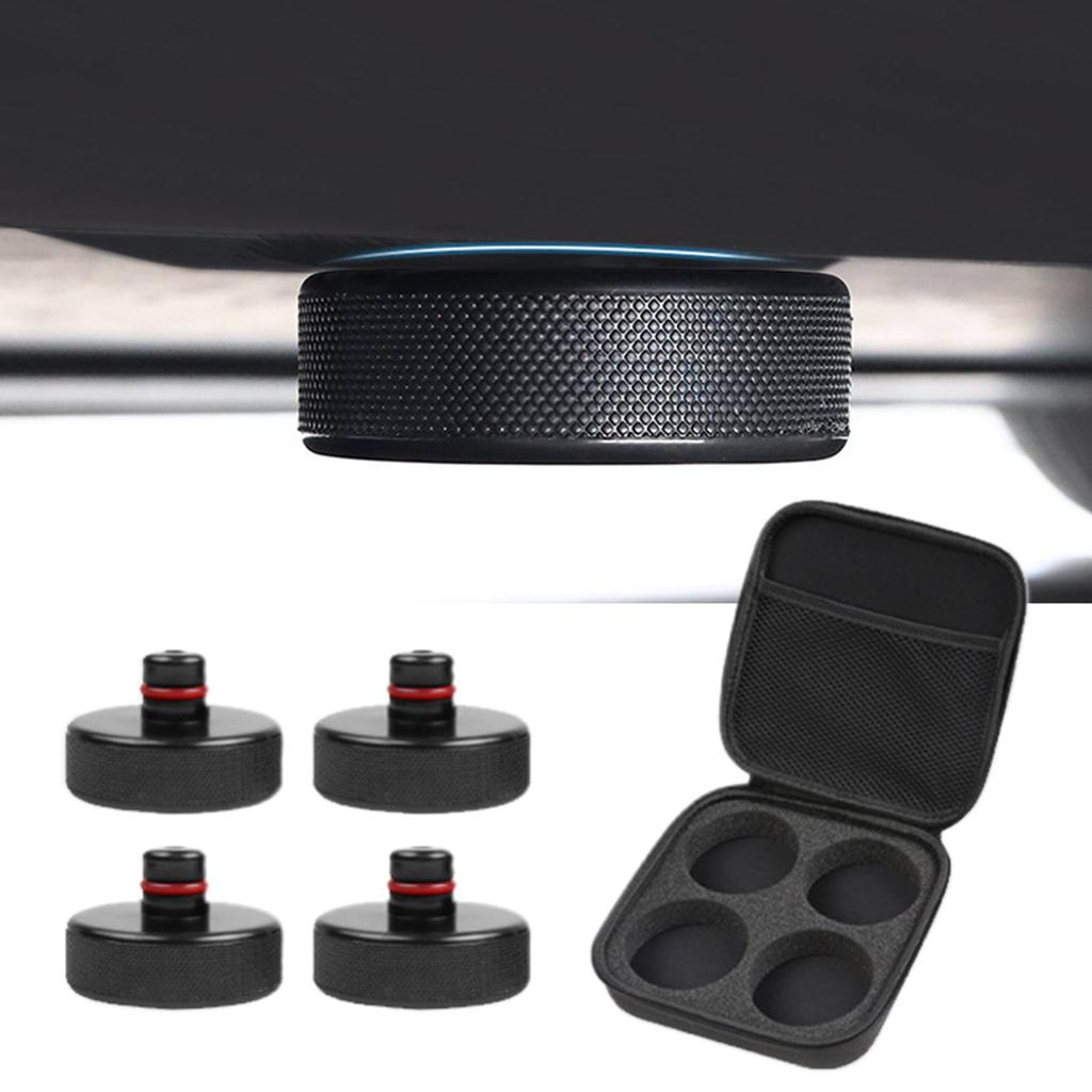 Portable Chassis with Storage-Case Universal Jack Pad Adapter Durable Rubber Lifting Jack Pad Adapter Tool for Y