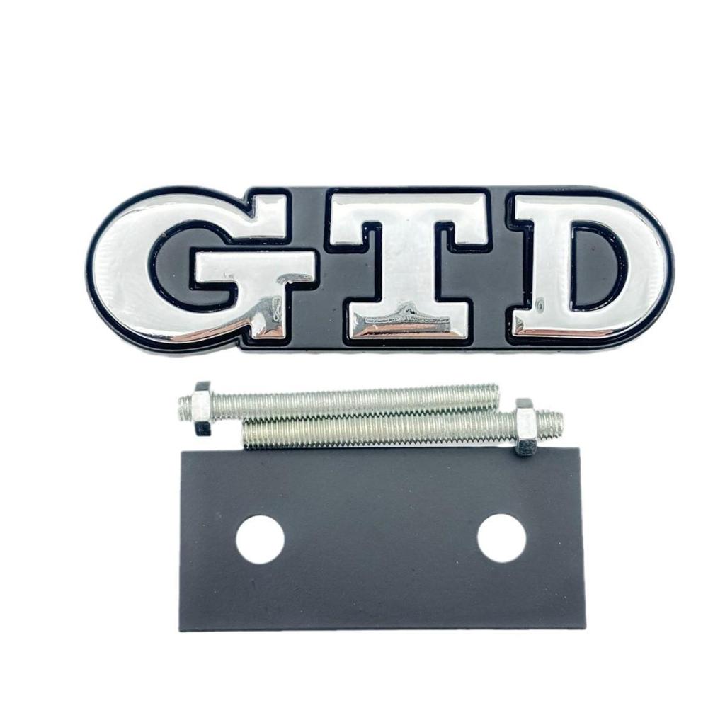 Volkswagen GTD Front Grille Emblem - Car Modification Badge