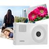 4K Digital Camera 48MP HD 16x Zoom WDR Stabilization Music Beauty Retro Compact Camera with Fill Lig