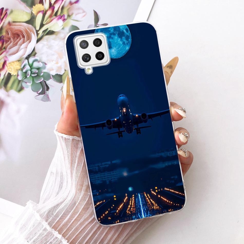 For Samsung Galaxy A22 4G A225F / A22 5G A226B Cool Dragon Tiger Pattern Phone Case For Samsung A22 Soft Silicone TPU Bumpers