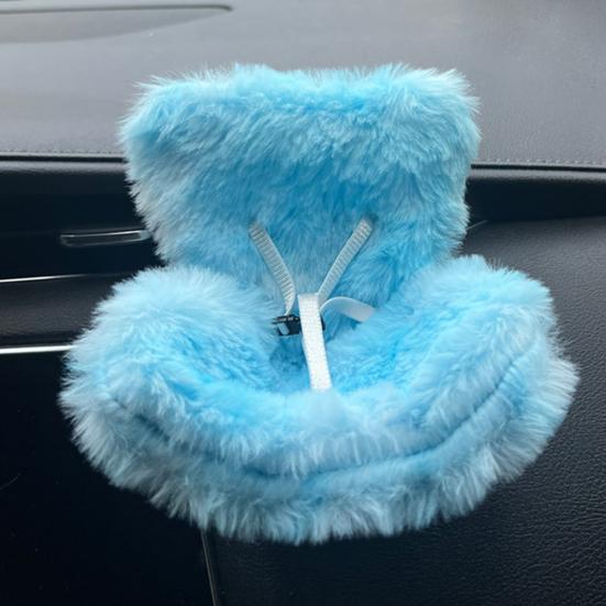 Doll Car Seat with Clip Car Air Vent Safety Belt Design Soft Cushioned Doll Car Decor Auto Accessory