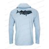 UPF 50 Quick-Dry Breathable Long Sleeve Sun Protection Hooded Shirt Fishing Outdoor Sports Surfing Diving