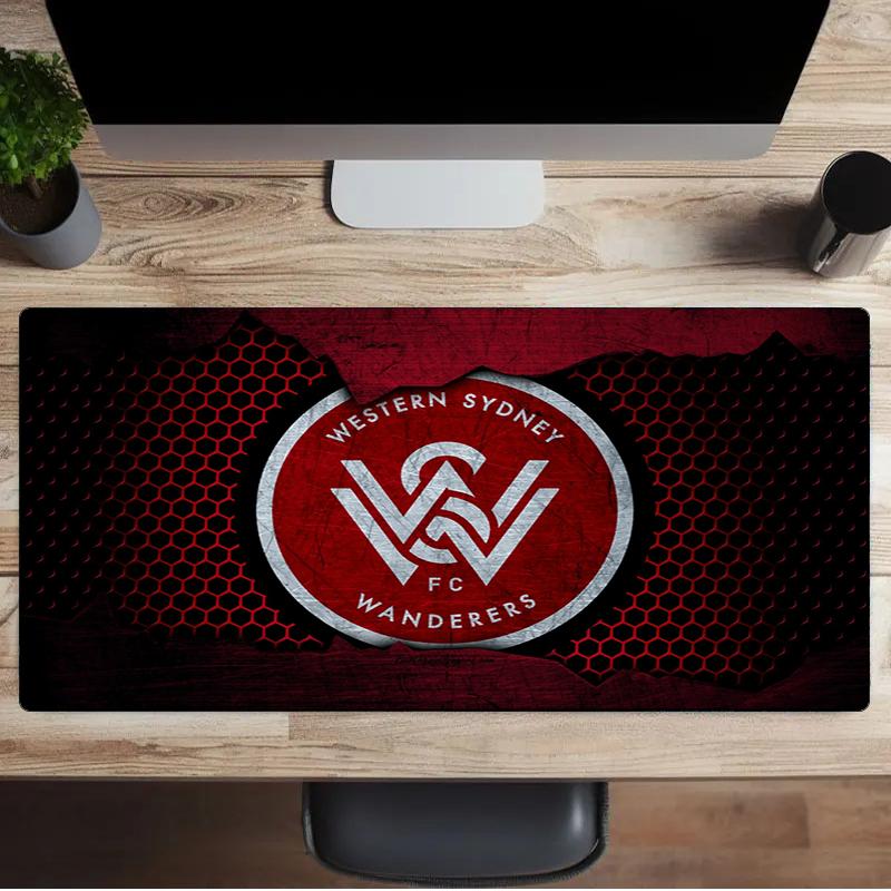Коврик для мыши Western Sydney Wanderers Fc, Игровой коврик для мыши, коврик для клавиатуры, Декор стола для компьютера ноутбука Подарок для фаната Подарок на день рождения