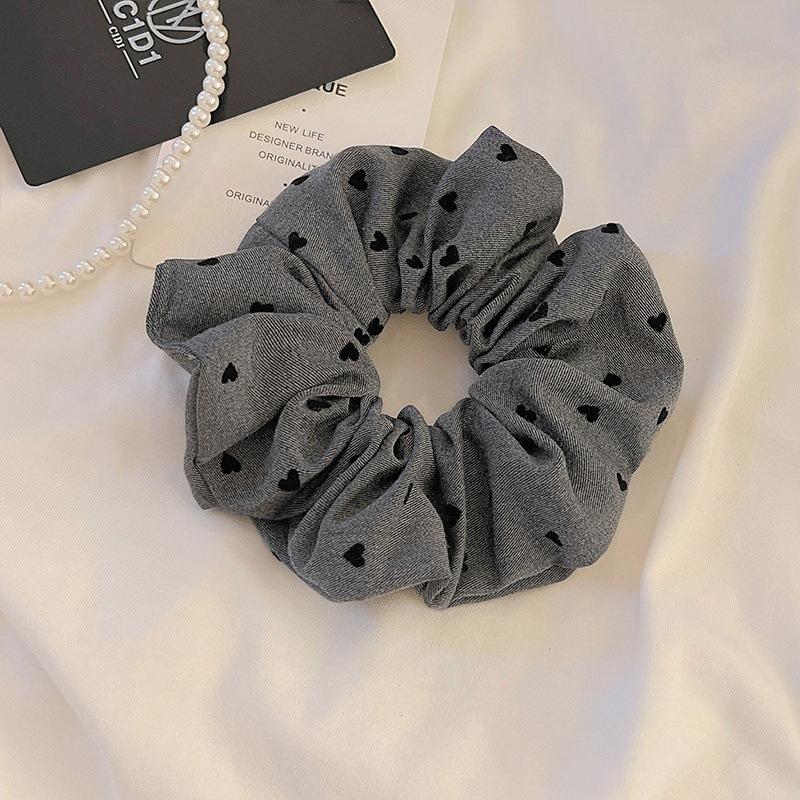 Корейские резинки-скранчи с бантиком и точками для волос для женщин и девочек, эластичные резинки для волос, аксессуары, резинка для волос, веревка, головной убор