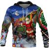 Christmas 3d Printed Sweater Autumn Santa Claus Fashion Shirts For Men Holiday Clothing Hoodies Men Clothing Streetwear