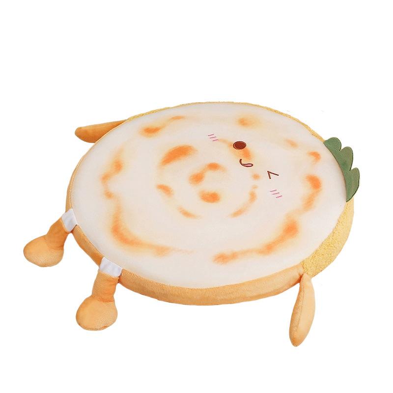 Cartoon Soft Memory Cotton Roujiamo Round Seat Cushion Office Sedentary Butt Pad Girls Tatami Futon Pad