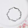 Sparkling Stones Rhinestone Bracelet Colorful Crystal Leaf Vine Bracelet  Wedding Jewelry