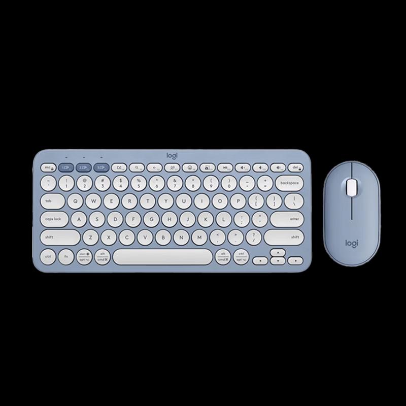 Logitech PEBBLE 2 COMBO Беспроводной Бесшумный Набор Клавиатуры и Мыши