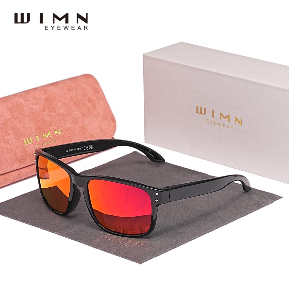 WIMN Классические поляризованные мужские солнцезащитные очки Женские солнцезащитные очки Антибликовые зеркальные линзы Очки для спорта на открытом воздухе