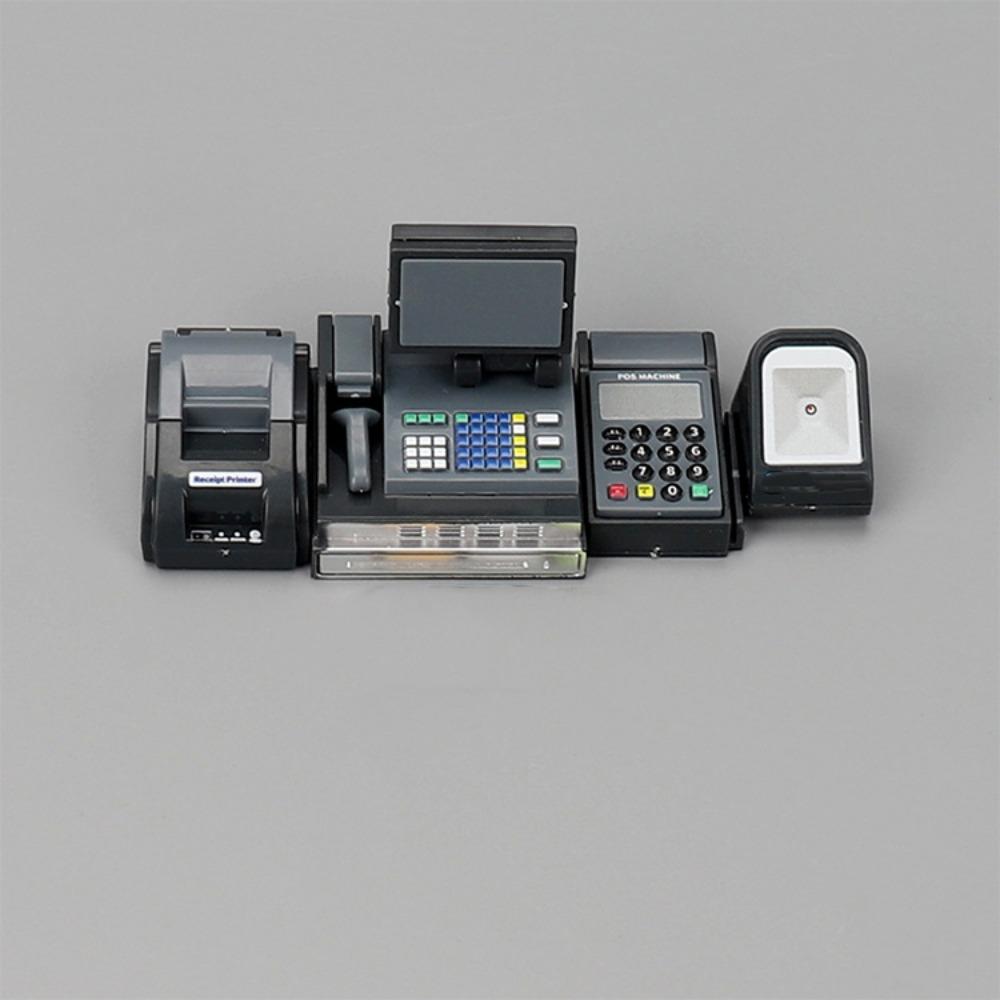 Миниатюрный кассовый аппарат 1:6/1:12 масштаб Мини супермаркет магазин карточный автомат игровой домик игрушка