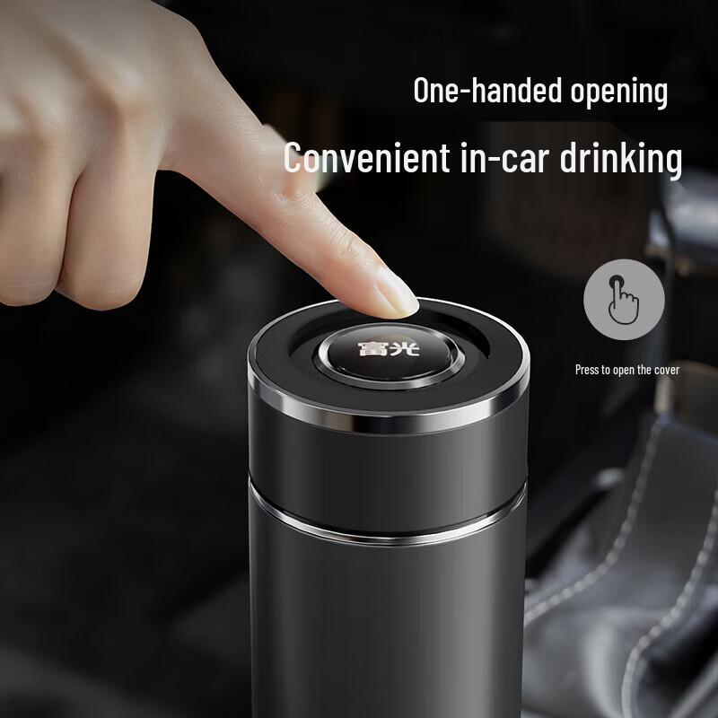 FUGUANG 400ml One-Button Pop-Up Insulated Water Bottle