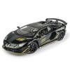 Масштаб 1/24 Lamborghini SVJ 63 Металлическая модель автомобиля Световые и звуковые эффекты Литые машинки Игрушки для мальчиков Подарок на день рождения Игрушки Коллекция машинок