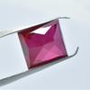 Natural Red Ruby Loose Gemstone 15.50 ct Brilliant Emerald Shape for Jewelry Making and Crafts