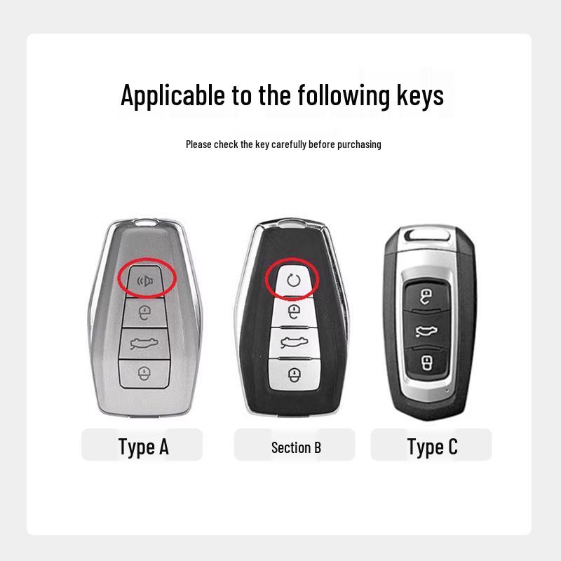 Geely Key Cover: Emgrand, Haoyue, Boyue, Vision, King Kong, Borui, Xingyue Models