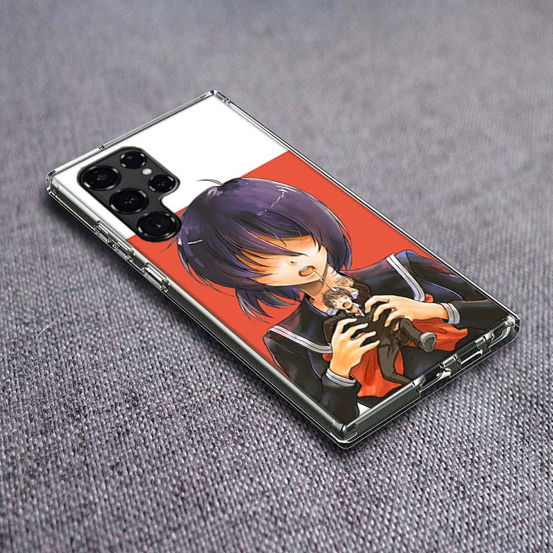 Чехол для телефона Urabe Mikoto для Samsung Galaxy S24 S23 S21 S20 FE S22 S26 Ultra S25 Edge S10 Plus Прозрачный ТПУ Чехол Оболочка Coque S