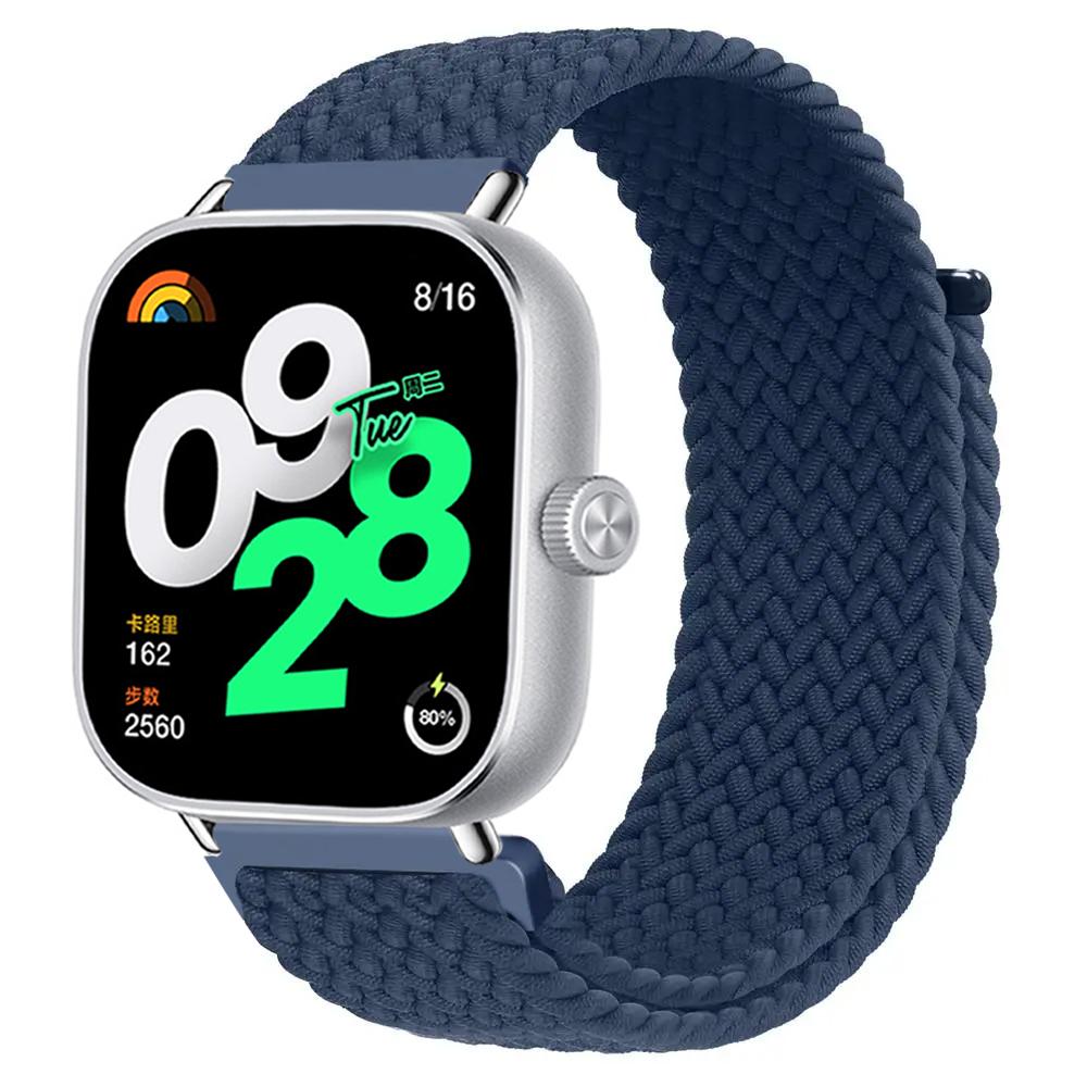 Плетеная одинарная петля для ремешка Xiaomi Redmi Watch 4, регулируемый спортивный ремешок, нейлоновая замена, ремешок Miband 8 pro