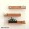 TIFF Wall Shelf Set of 3, 39cm Wide, Made in Japan, Shinto Shrine, Wall-Mounted, Display Shelf, Plasterboard, Stylish, Echigo Cedar Wood