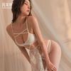 Style bell erotic underwear sexy lace temptation pure desire blindfold strap large size passion small chest three-point style