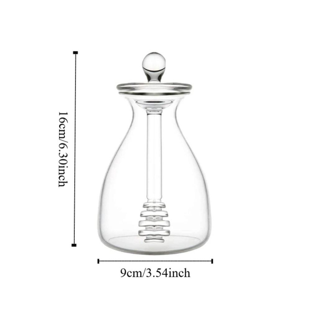 Large Capacity Honey Pot Three-dimensional Bee Honey Container Creative Syrup Jar  Breakfast