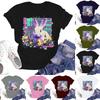 Women's Casual Fashion Street Slim Short Sleeve Easter Printed T-Shirt Top