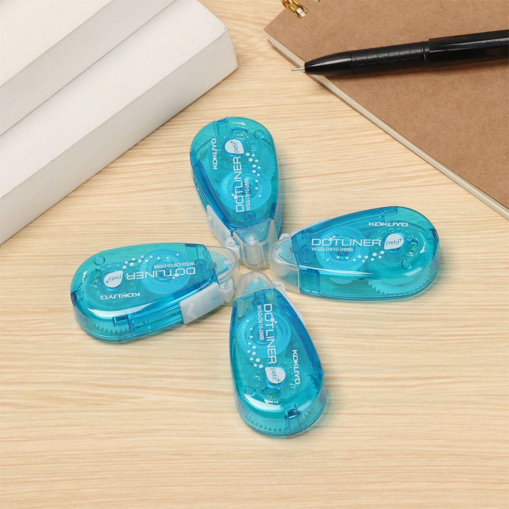 Lovely Refillable Dots Stick Roller Office Supplies Double Sided Adhesive Glue Tape Dispenser