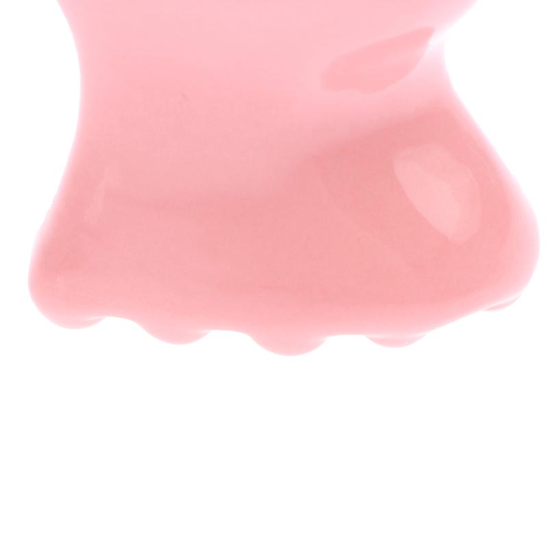 Розовый трехмерный инструмент для массажа лица и тела «Любовь Гуаша», керамическая доска Гуаша для массажа и подтяжки лица