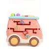 Puzzle Fun Bus Toys Multifunction Touch Learning Educational Toy New Baby Sensory Toys  Infant