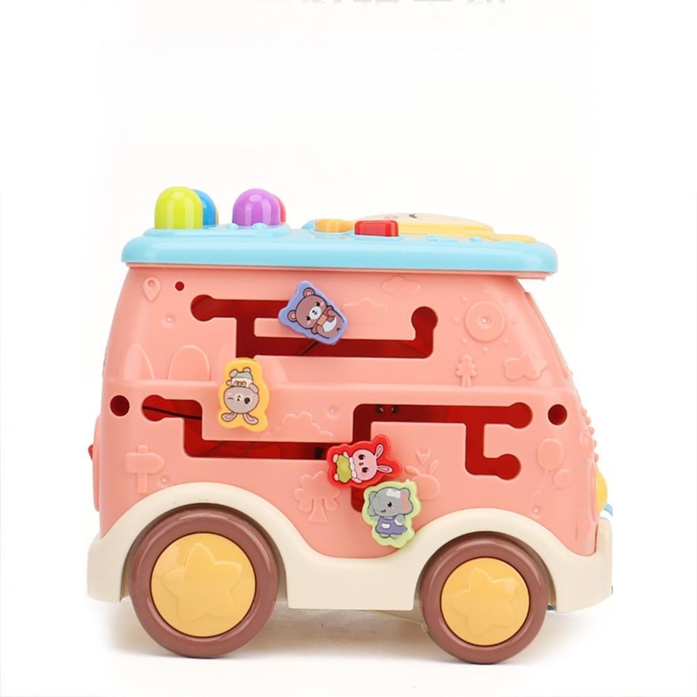 Puzzle Fun Bus Toys Multifunction Touch Learning Educational Toy New Baby Sensory Toys Infant