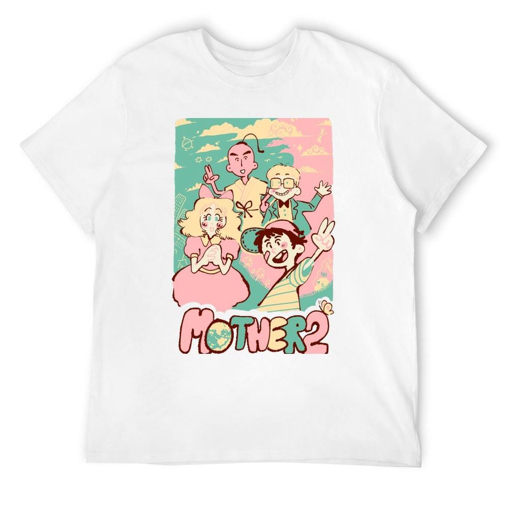 Футболка MOTHER2 винтажные футболки летние топы мужские винтажные футболки