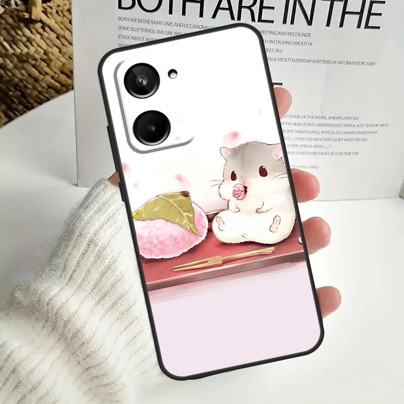 Hamsters Case For Realme C67 C55 C53 C51 C35 C33 C31 C30 C25s C21Y GT Neo 5 GT5 9 10 11 12 Pro Plus
