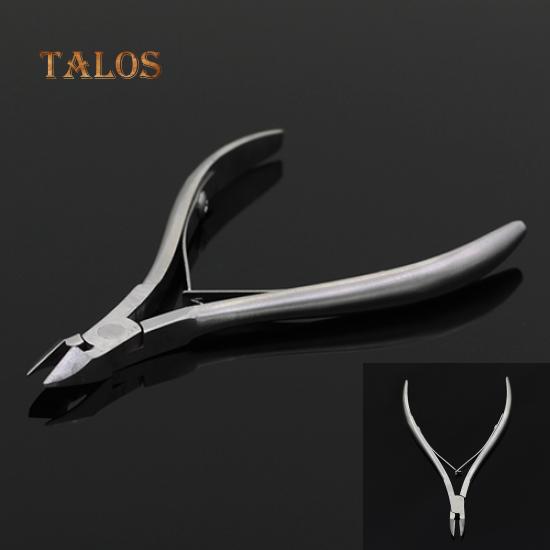 Нержавеющая сталь дизайн ногтей щипцы для кутикулы пальцев маникюрные плоскогубцы резак инструмент