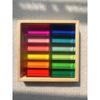 New Design Montessori Toys See Through Rainbow Lucite Stacking Blocks Acrylic HighTransparent for Kids Open Play