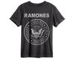 Amplified Tshirt Ramones Logo Shirt New Charcoalunisex