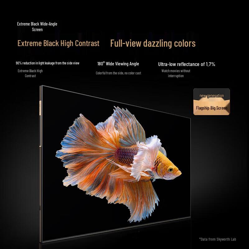 Skyworth 100Q9E 100-inch Smart Mini LED 4K TV (CN version)