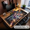 Music General Theme Custom Mouse Pad Personalized With Name Text Customized Desk Mat For Office Home Decor