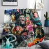 1Pc Magic School Story Print Flannel Blanket, High quality Comfortable for All Seasons, Home Decor, Warmth and Comfort, Perfect for Gifts