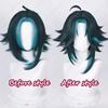 Xiao Cosplay Wig 40cm/90cm Long Mixed Color Scalp Wigs Heat Resistant Synthetic Hair