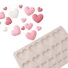 25 силиконовых форм для любви даже размера, тарелка для украшения тарелки с персиковой помадкой, торт ко Дню святого Валентина, сделай сам, шоколад