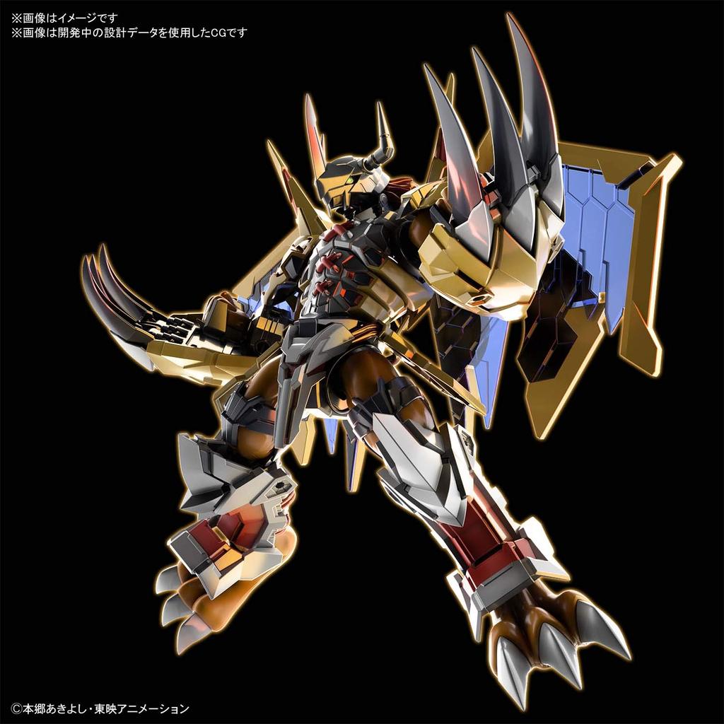 Standard Digimon Adventure War Greymon Plastic Model Figure-rise (AMPLIFIED) Color-coded