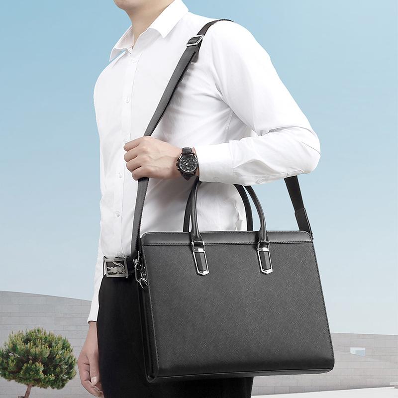 Мужская сумка из натуральной кожи с защитой от кражи и паролем, деловая мужская сумка из коровьей кожи, сумка для компьютера, портфель большой вместимости, сумка через плечо