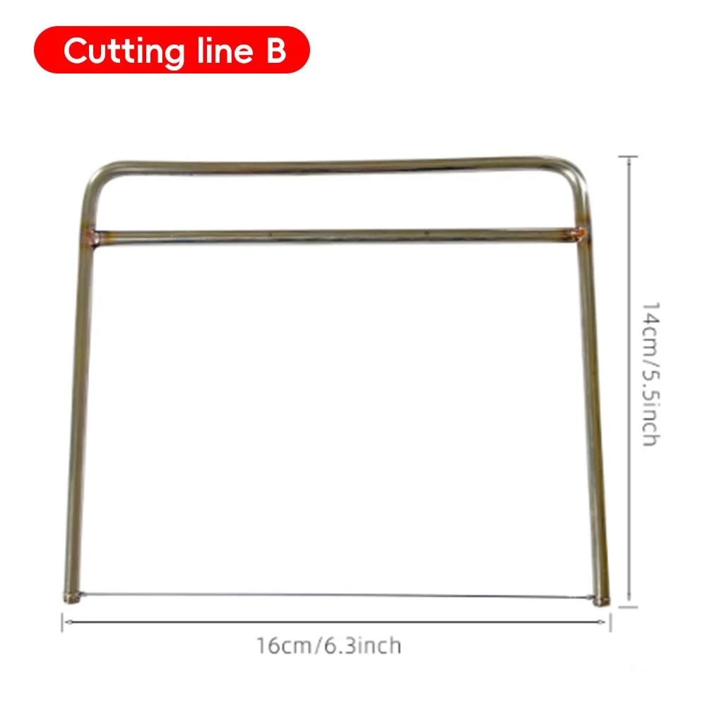 DIY Ceramic Clay Sculpture 1Pc Precision U Shape Stainless Steel Pottery Cutting Tool Adjustable Wire Clay Cutter Craft Supplies